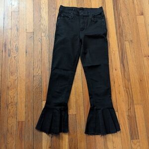 Mother Cha Cha Fray Flared Jeans